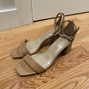 Birdy Grey Natalie Chunky Heel in Nude Latte